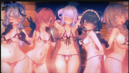 Akira主演虹社夏日祭01：多视角丝带束缚狂野抽插高潮动画【绝顶震撼】